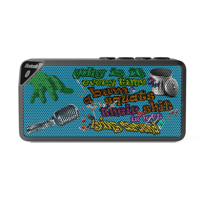 the bum's shit - Jabba Bluetooth Speaker (turquoise)