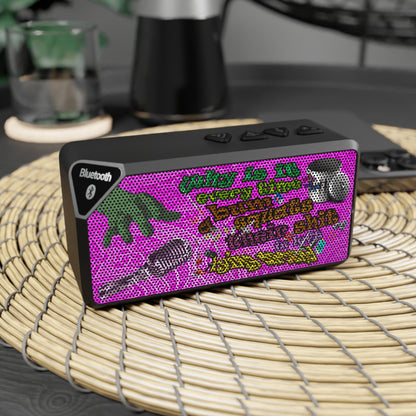 the bum's shit - Jabba Bluetooth Speaker (pink swirl)
