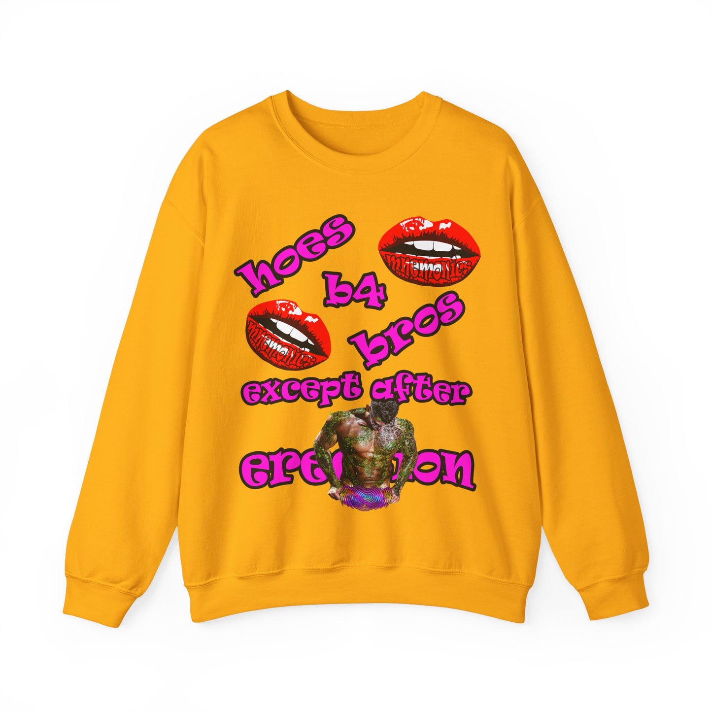 hoes b4 bros - Unisex Heavy Blend™ Crewneck Sweatshirt