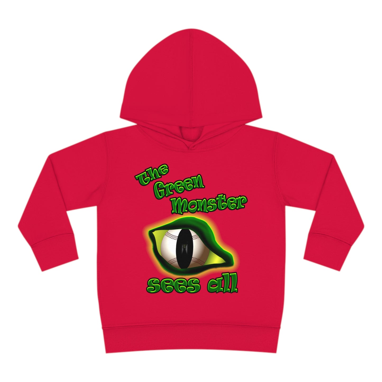green monster - Toddler Pullover Fleece Hoodie
