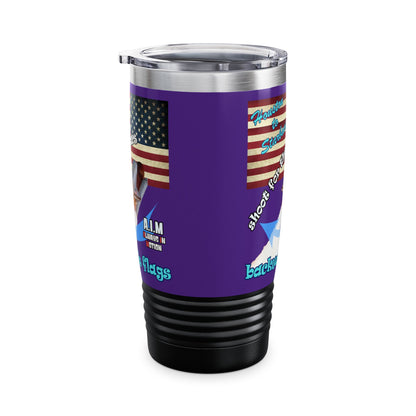 shoot for the stars - Ringneck Tumbler, 20oz (purple)