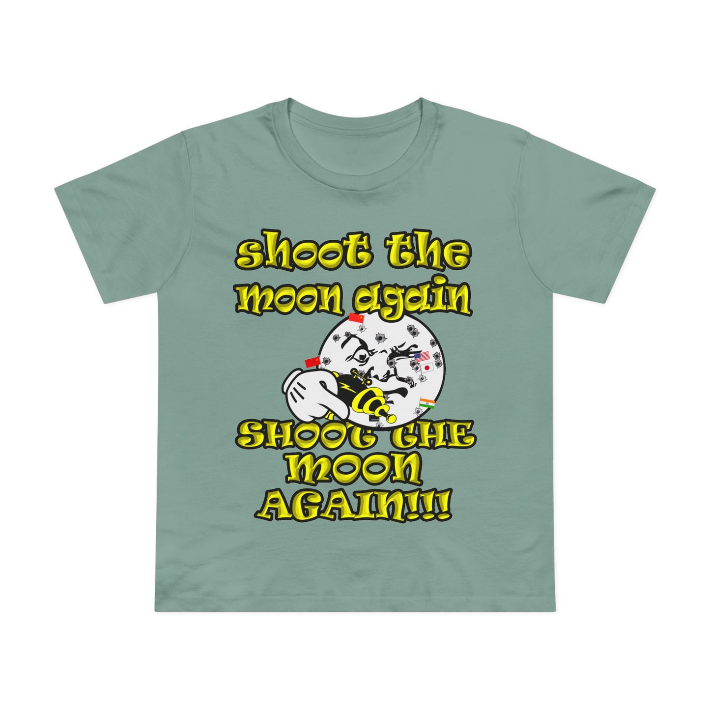 shoot the moon again - Women’s Maple Tee