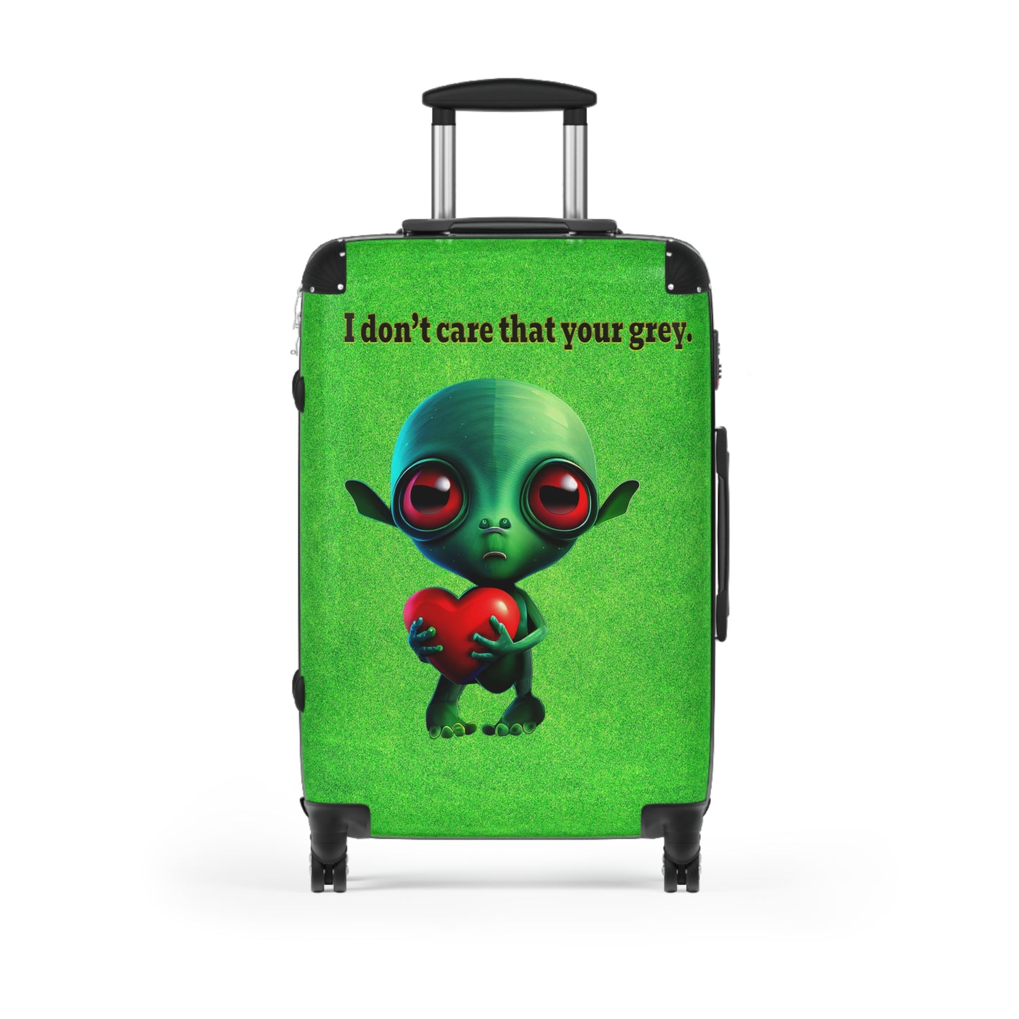 I don't care that your grey - Suitcase (green turf)