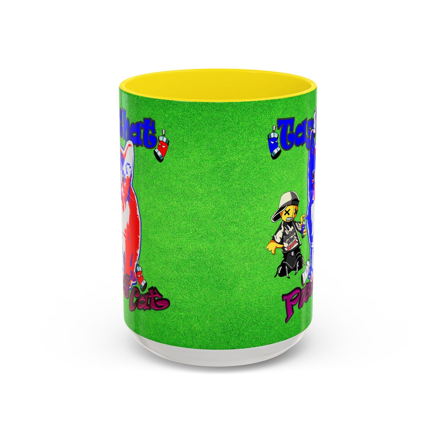 tag that - Accent Mug (green turf)