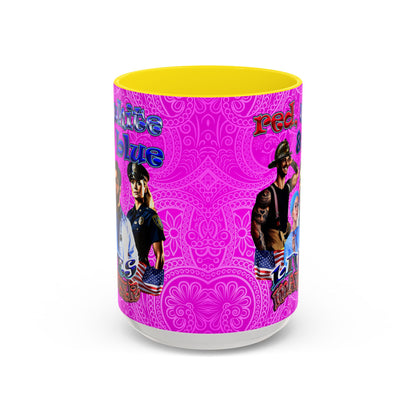 rw&b lives matter - Accent Mug (pink swirl)