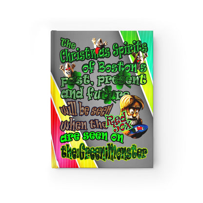 christmas spirits of boston - journal-lined (rainbow split)