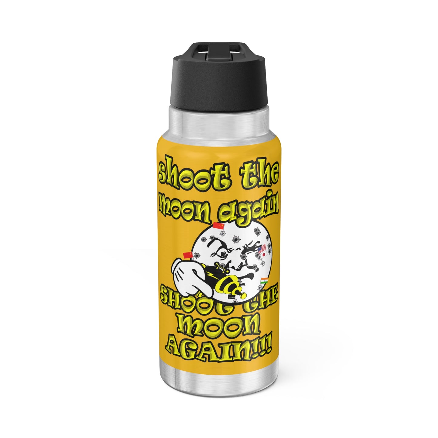 shoot the moon again - Gator Tumbler, 32oz (yellow)