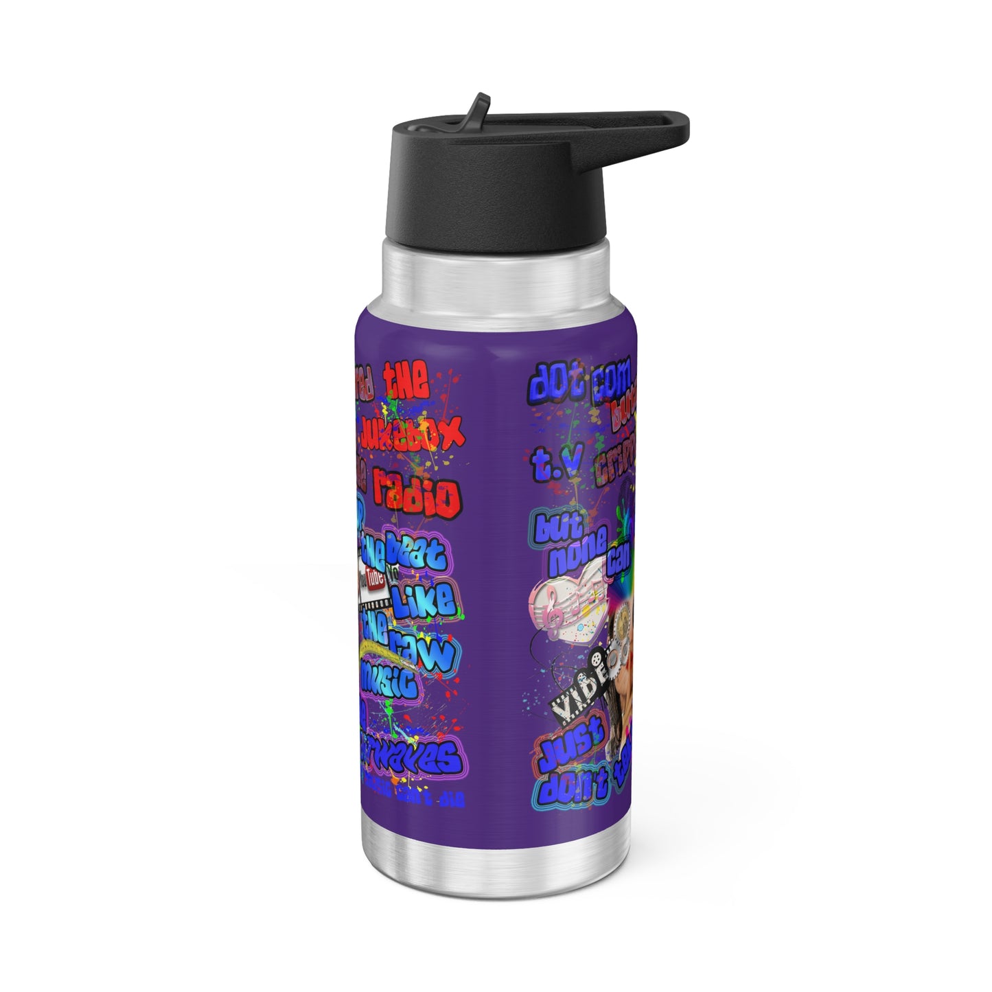 drop the beat - Gator Tumbler, 32oz (purple)