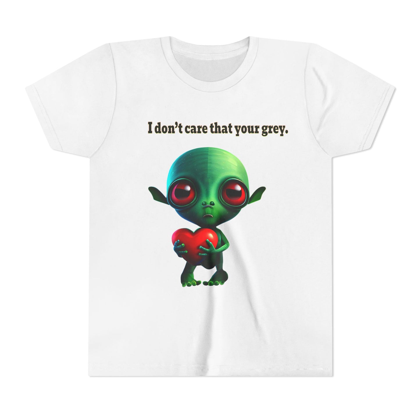 I don't care that your grey - Youth Short Sleeve Tee