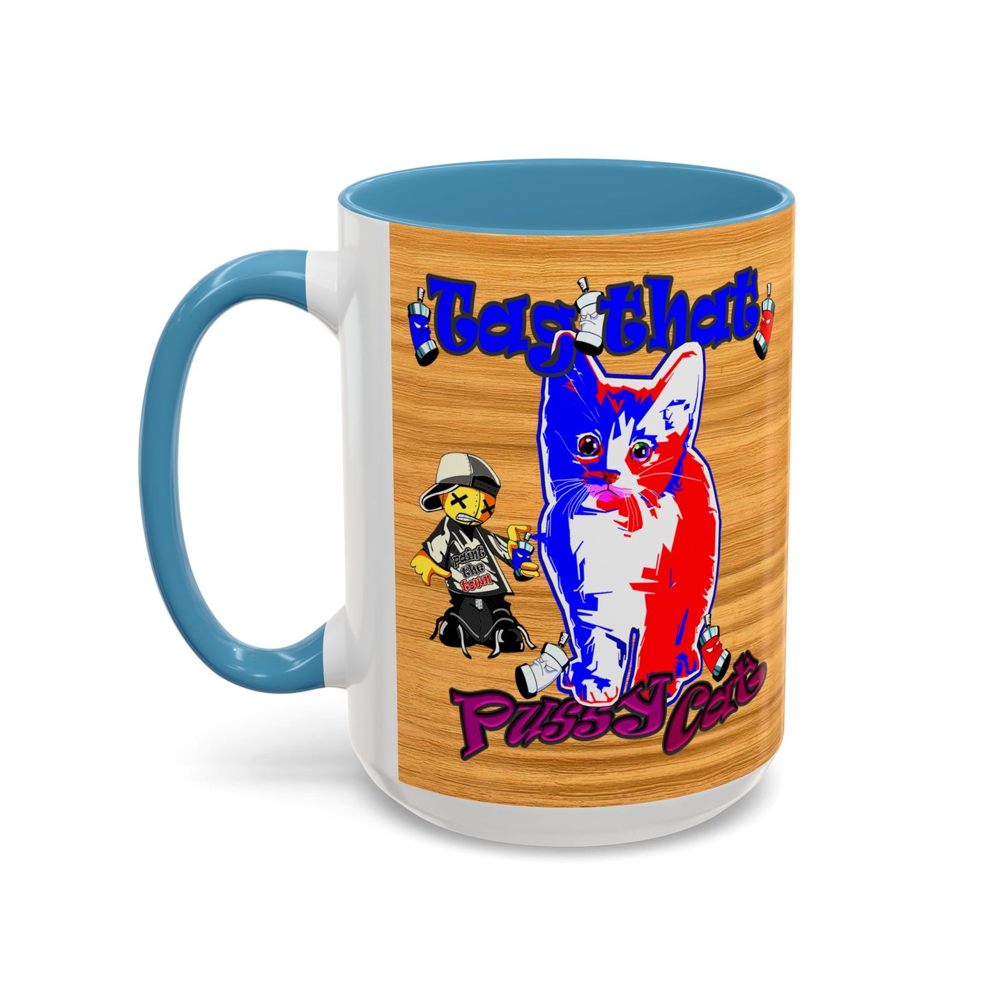 tag that - Accent Mug (butterscotch wood finish)