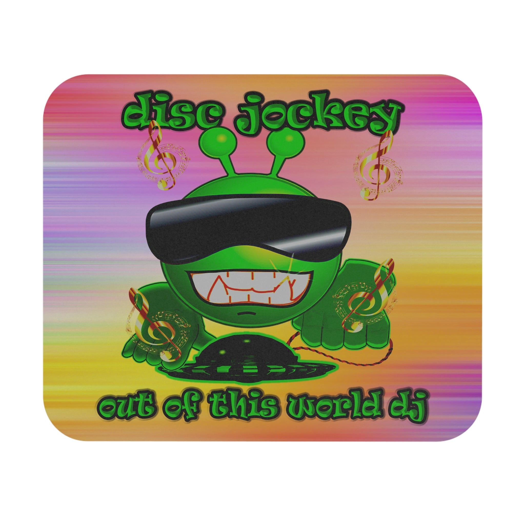 disc jockey - Mouse Pad (Rectangle) (color blur)