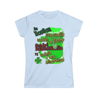 celtics logo - Women's Softstyle Tee