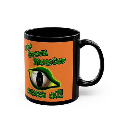 green monster - Black Mug (crusta)