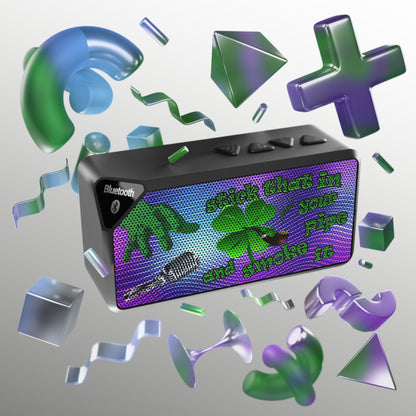 stick that in your pipe and smoke it - Jabba Bluetooth Speaker (purple wave)
