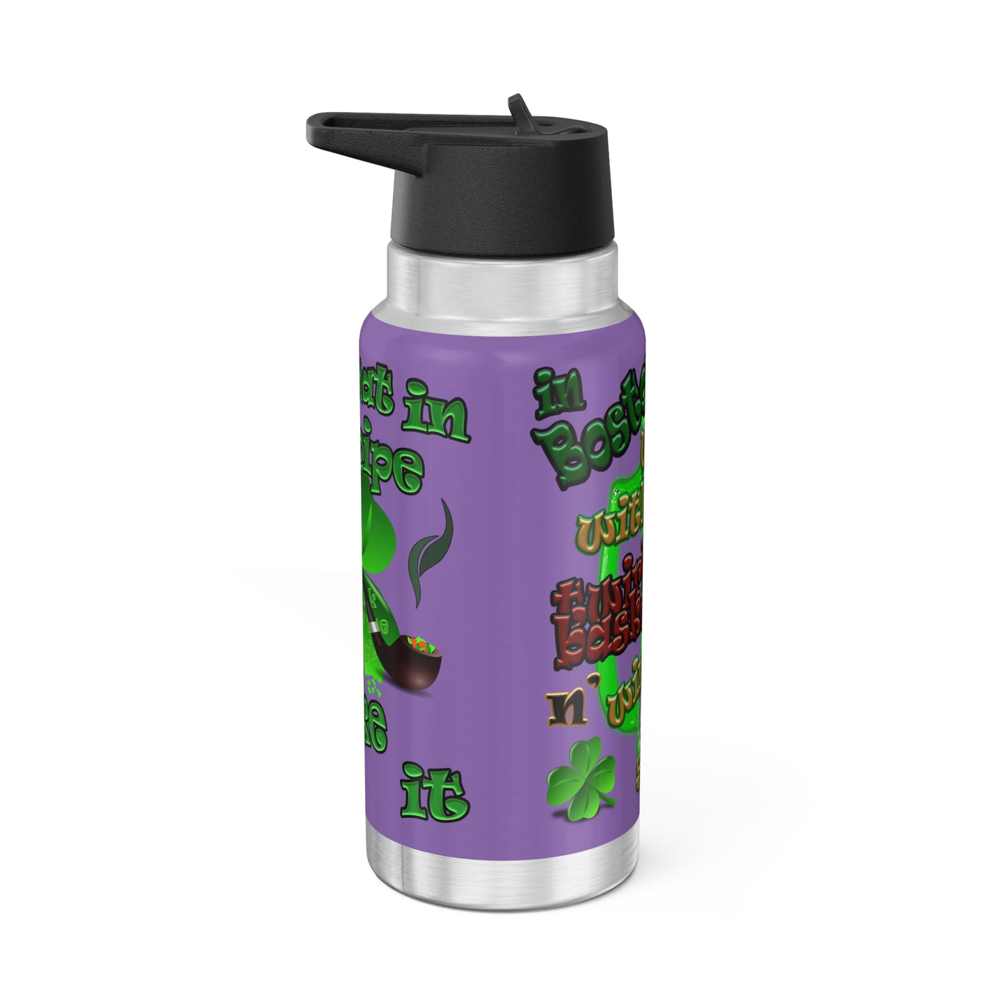 celtics logo - Gator Tumbler, 32oz (light purple)