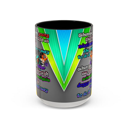 doggystyle - Accent Mug (rainbow split)