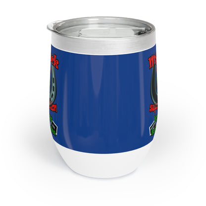 my luck - Chill Wine Tumbler (dark blue)