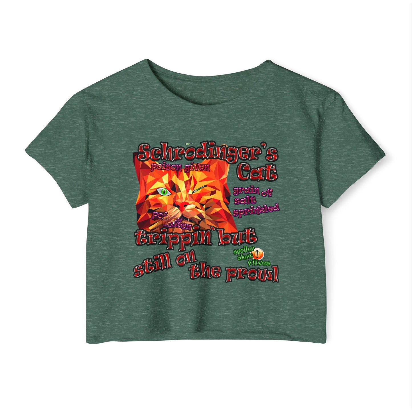 schrodinger's cat - Women's Festival Crop Top