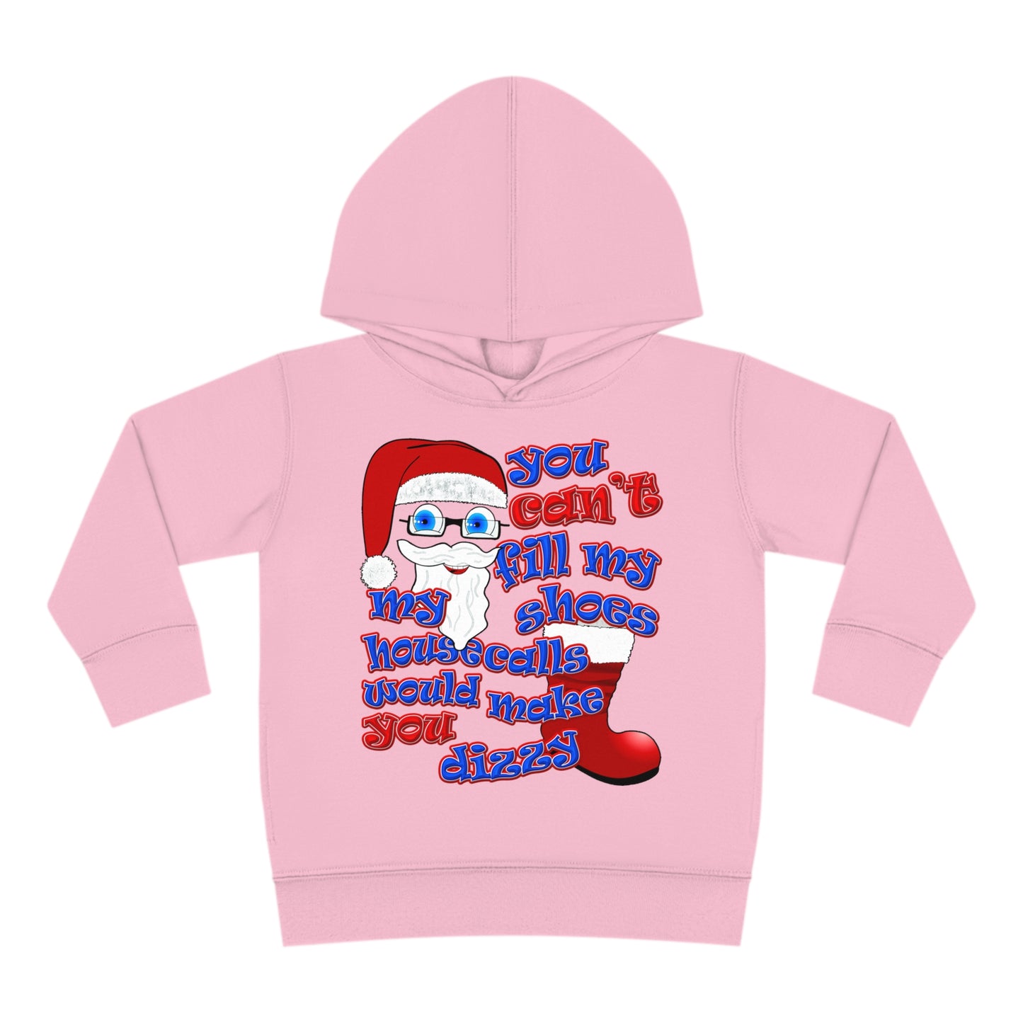 santa's shoes - Toddler Pullover Fleece Hoodie
