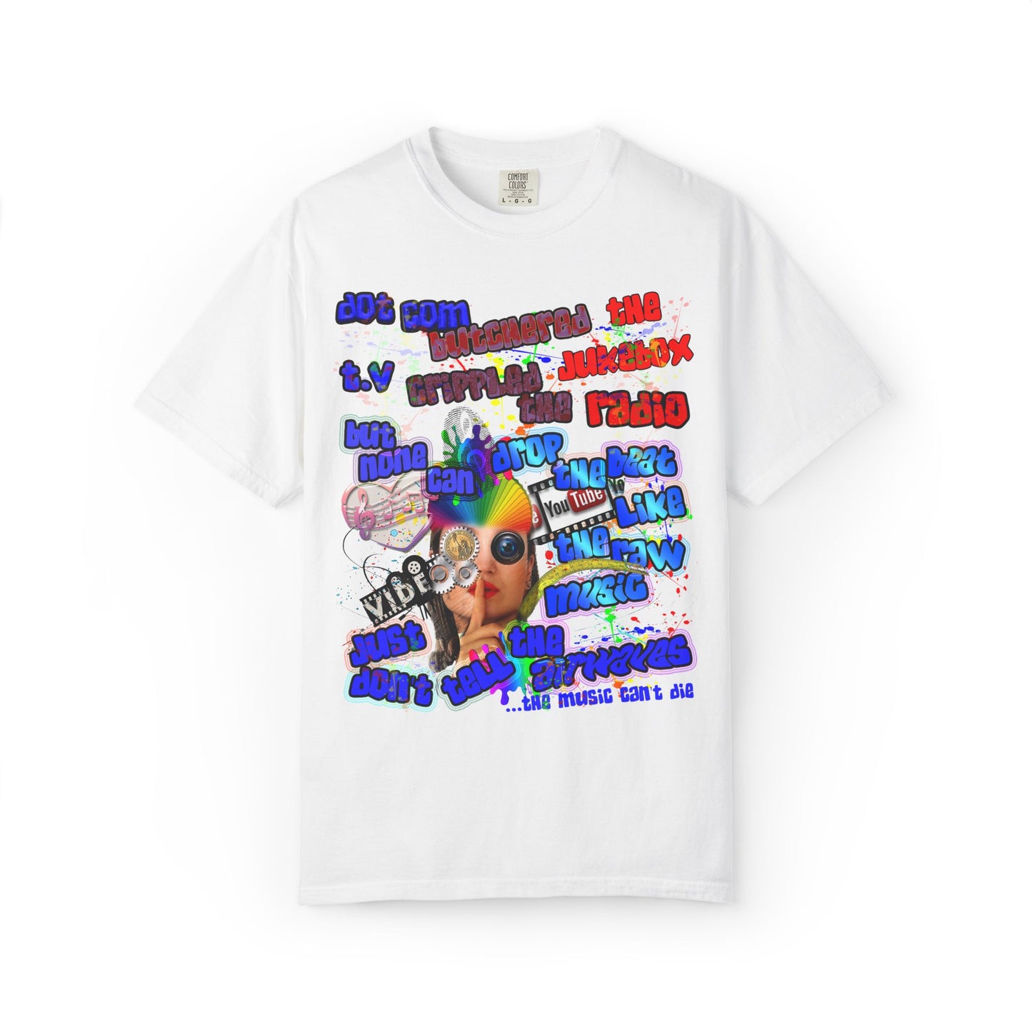 drop the beat - Unisex Garment-Dyed T-shirt