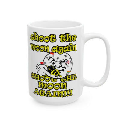 shoot the moon again - White Mug (white)