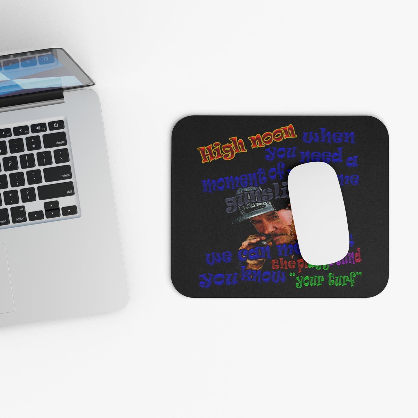 high noon - Mouse Pad (Rectangle) (black)