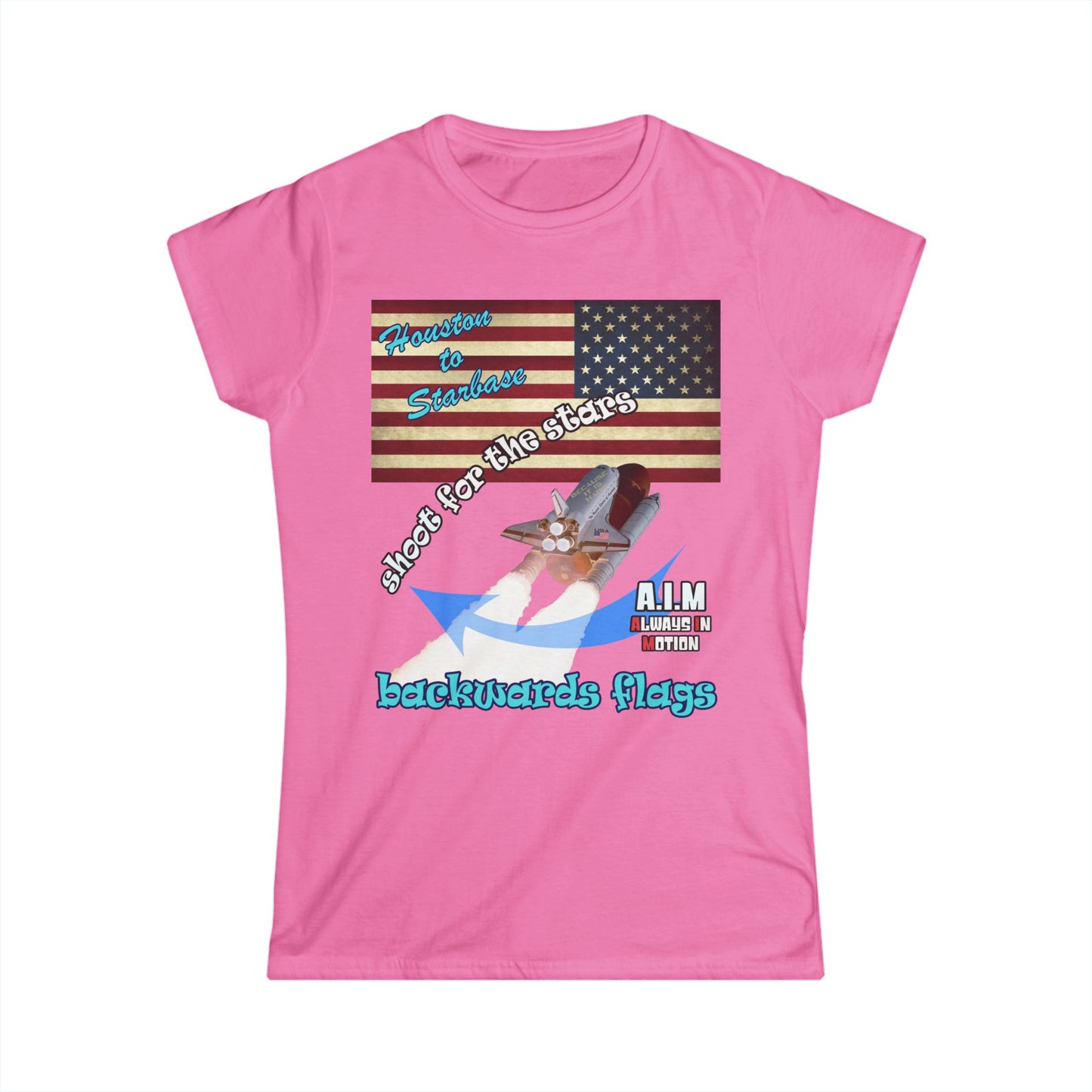 shoot for the stars - Women's Softstyle Tee