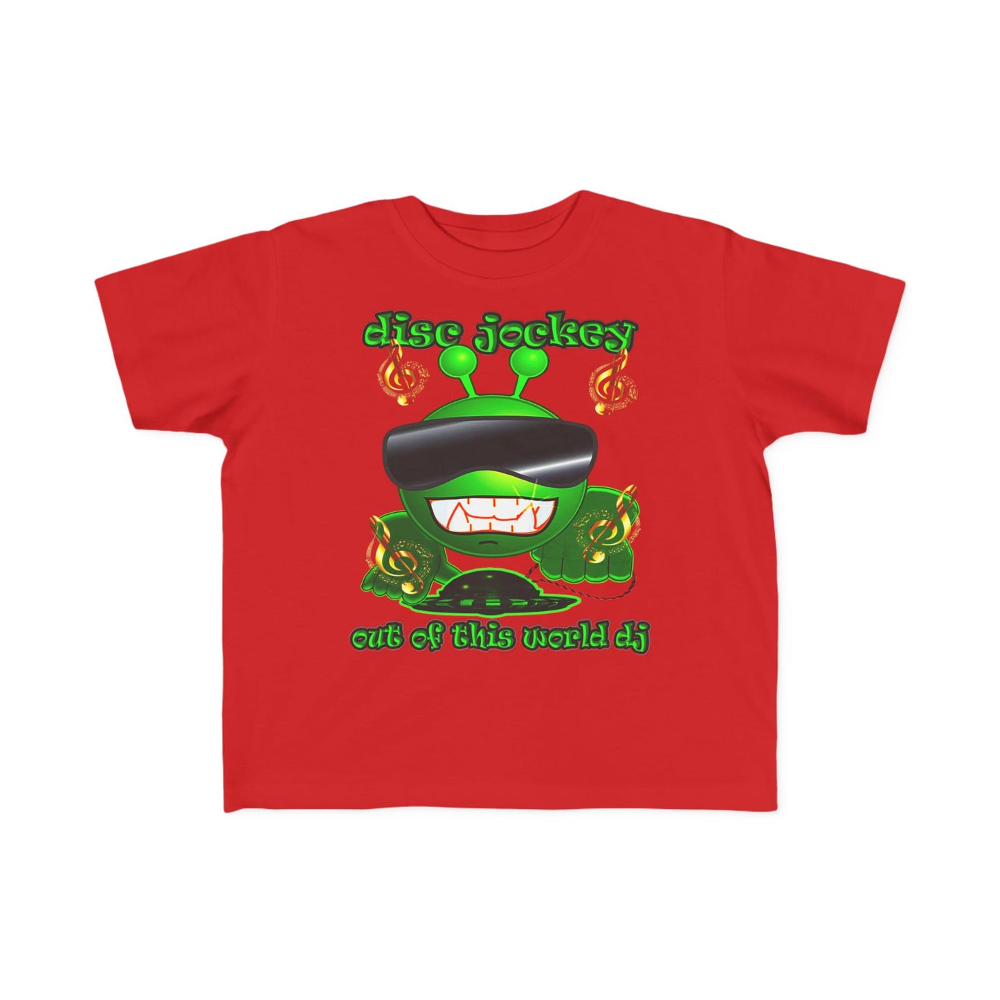 disc jockey - Toddler's Fine Jersey Tee