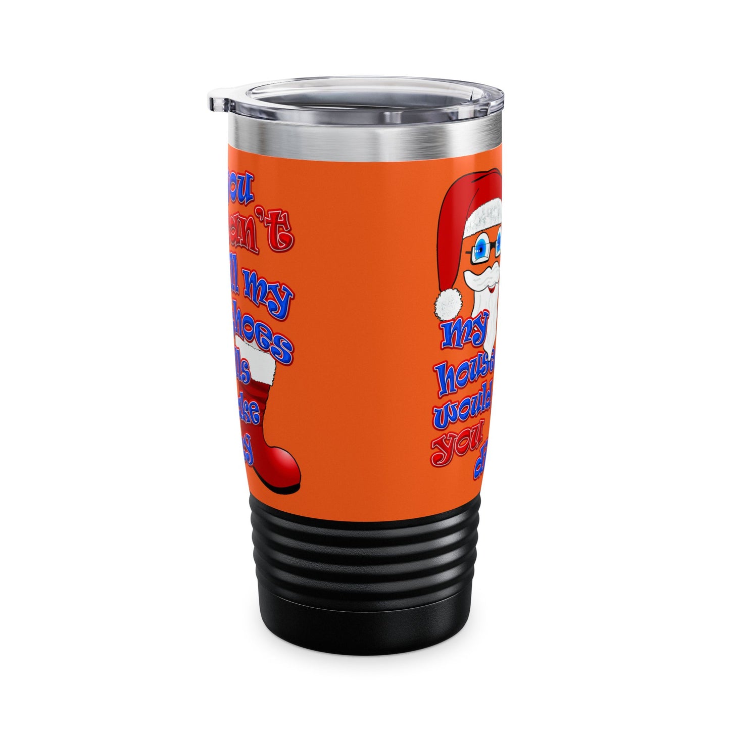 santa's shoes - Ringneck Tumbler, 20oz (orange)