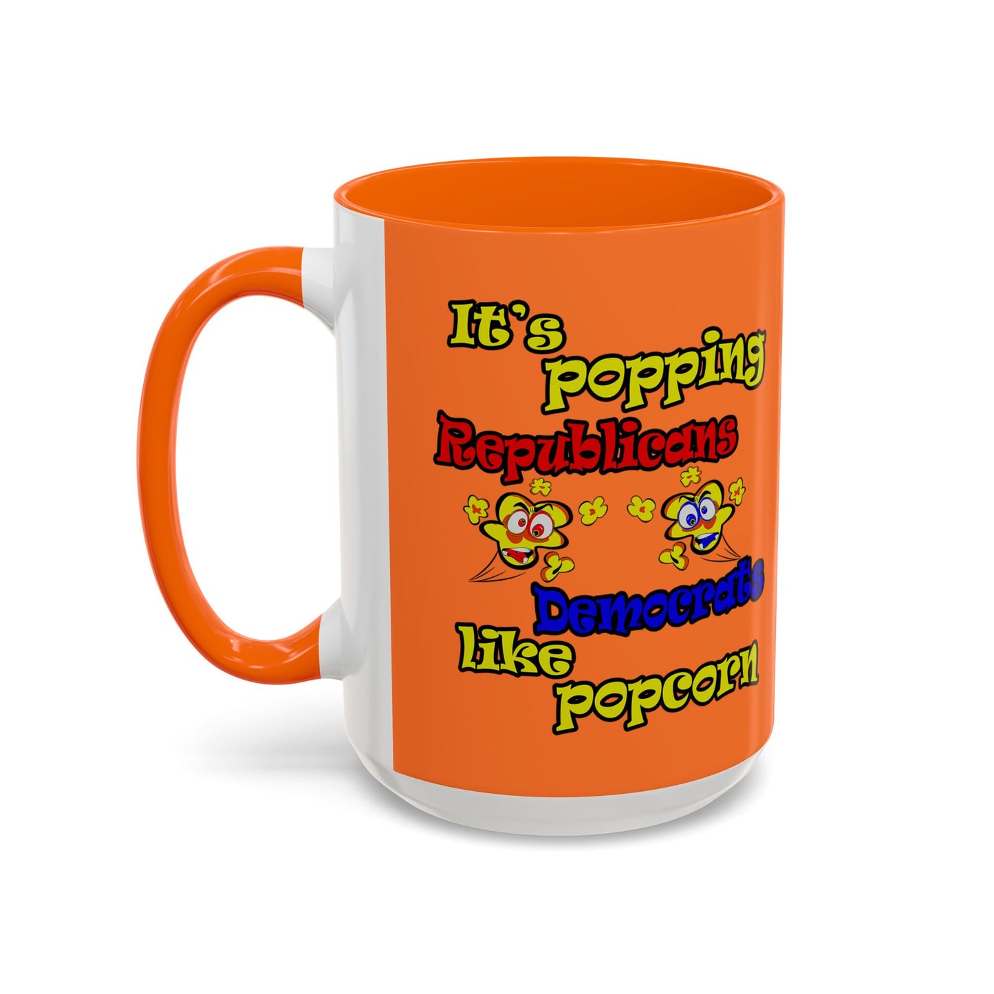 popping like popcorn - Accent Mug (crusta)