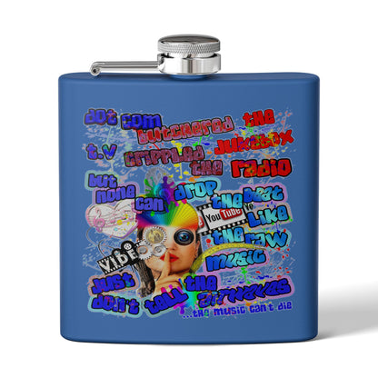 drop the beat - Stainless Steel Flask
