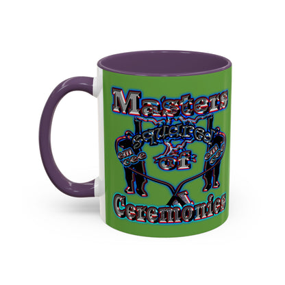 em cee squared - Accent Mug (green)