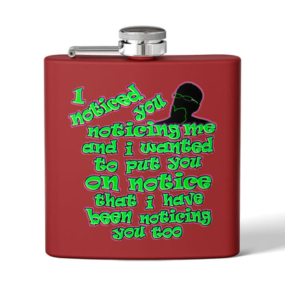 noticed you noticing - Stainless Steel Flask