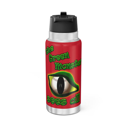 green monster - Gator Tumbler, 32oz (dark red)