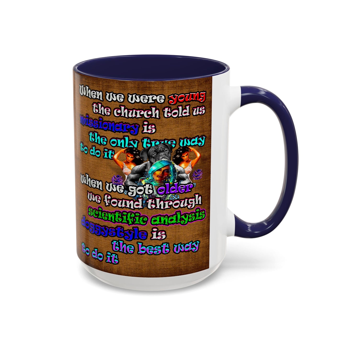 doggystyle - Accent Mug (brown papyrus)