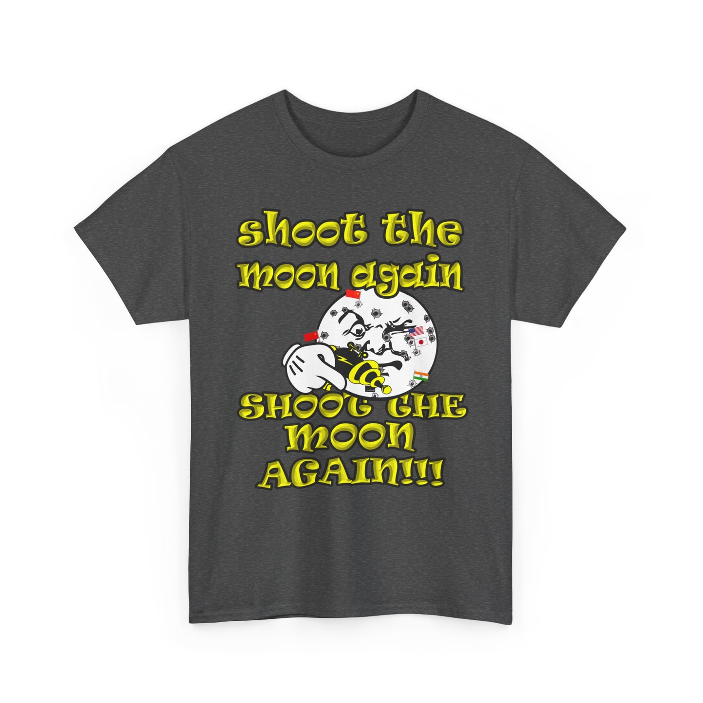 shoot the moon again - Unisex Heavy Cotton Tee