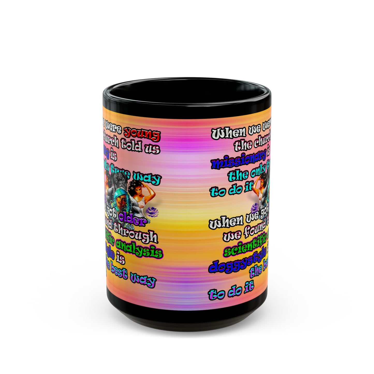doggystyle - Black Mug (color blur)