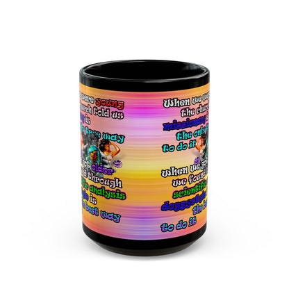 doggystyle - Black Mug (color blur)