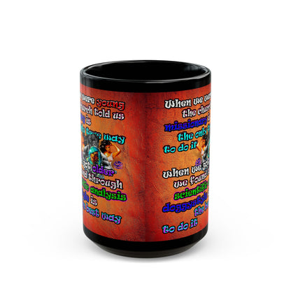 doggystyle - Black Mug (burnt orange)