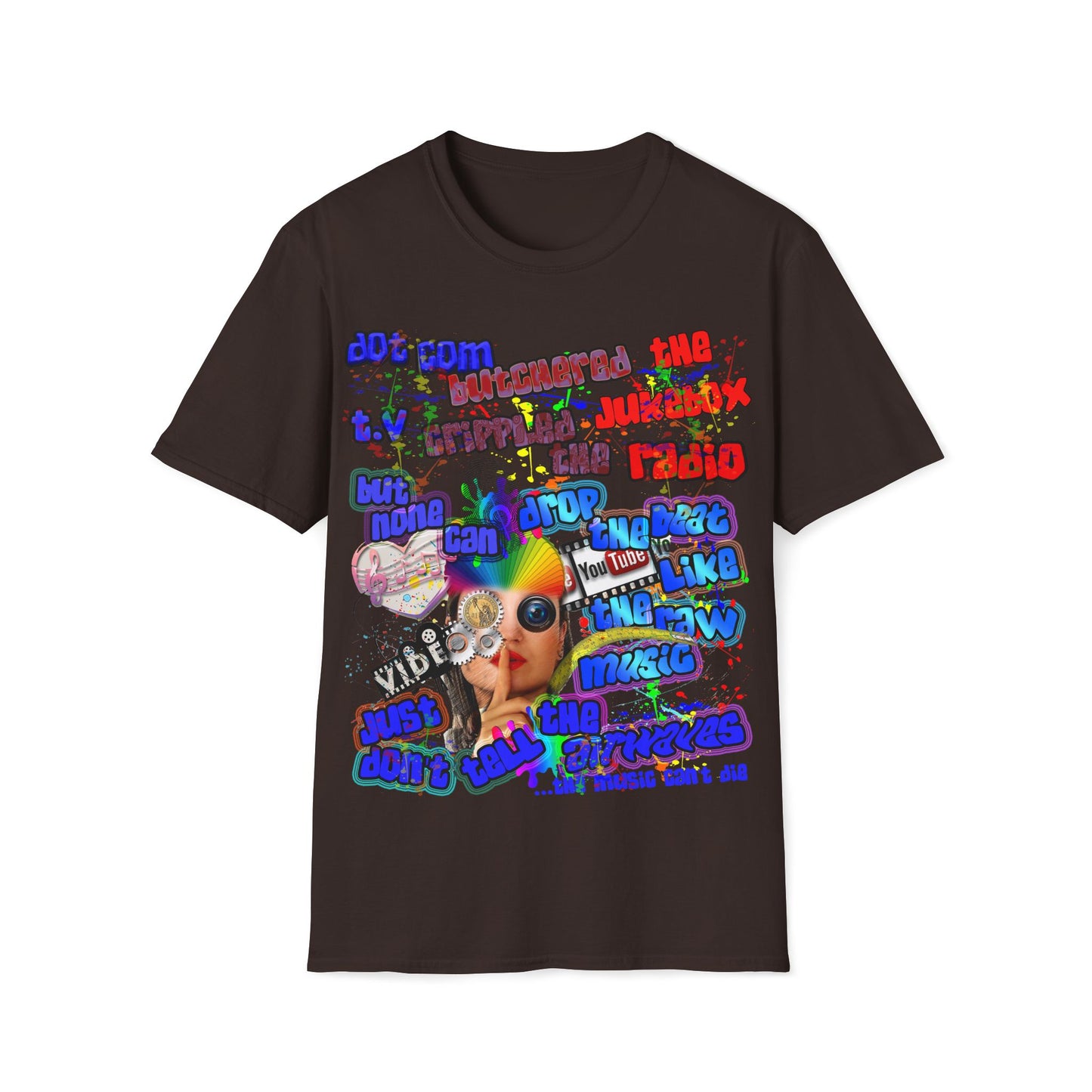 drop the beat - Unisex Softstyle T-Shirt