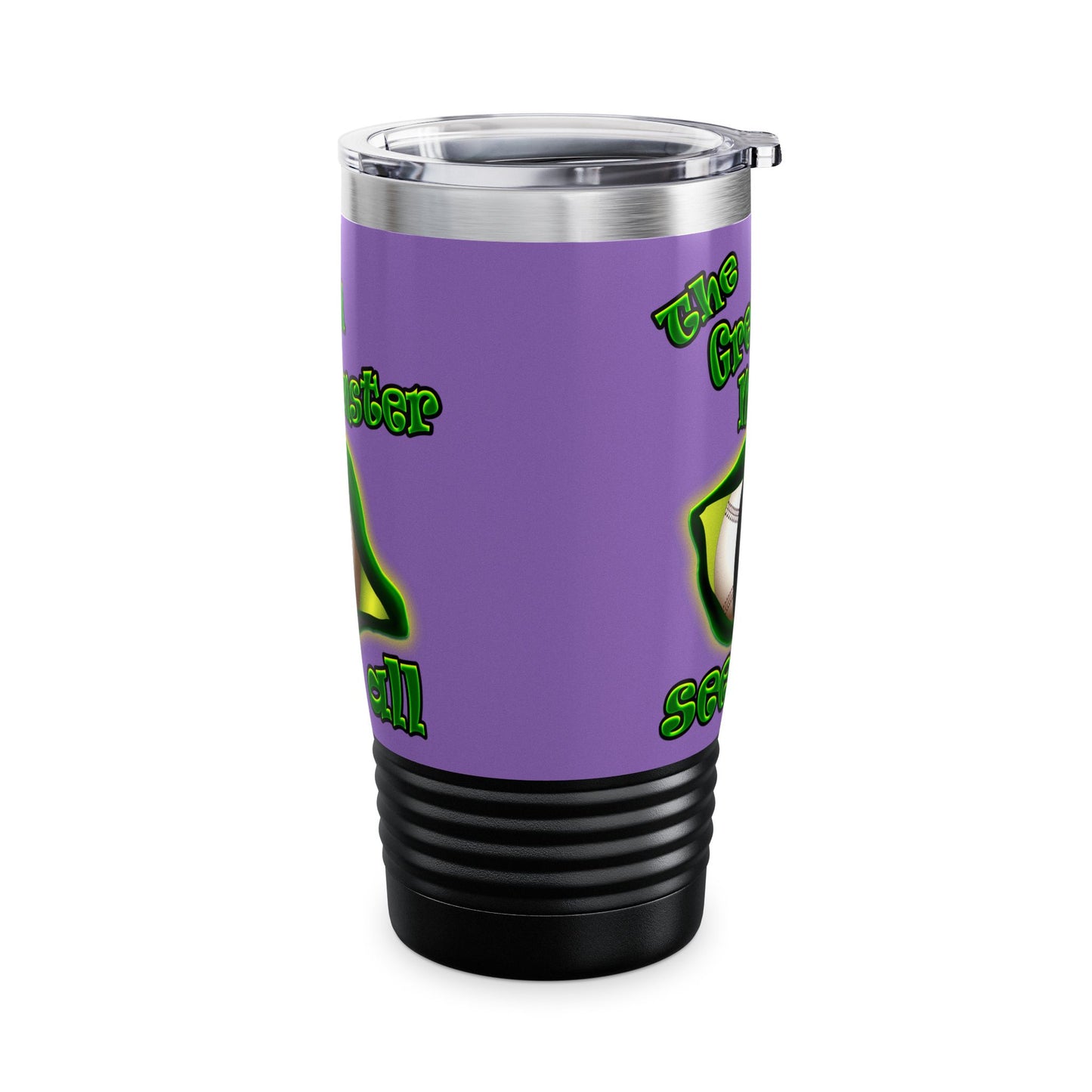 green monster - Ringneck Tumbler, 20oz (light purple)