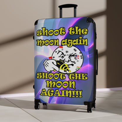 shoot the moon again - Suitcase (grey-pink wave)