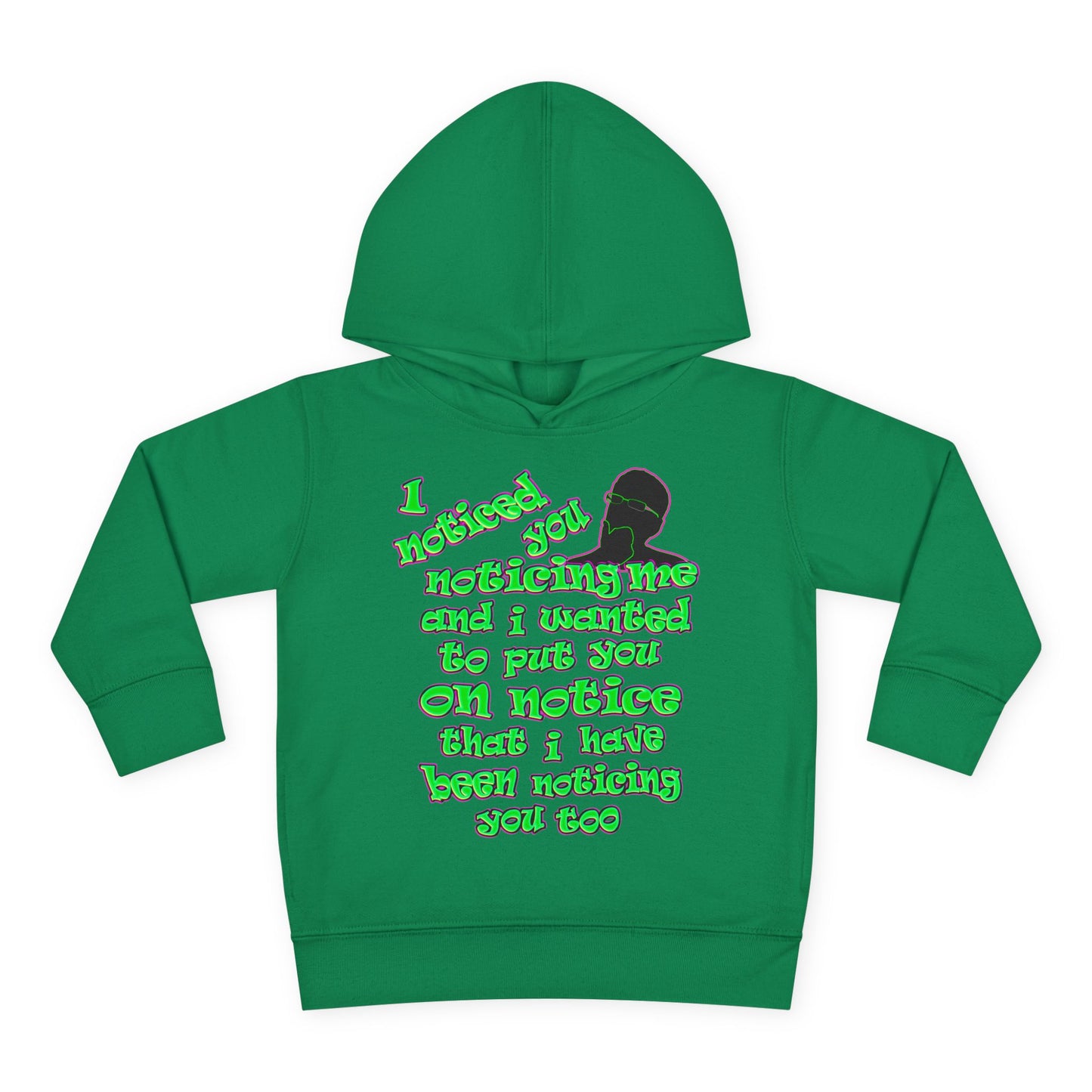 noticed you noticing - Toddler Pullover Fleece Hoodie