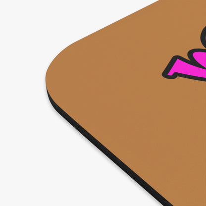 hoes b4 bros - Mouse Pad (Rectangle) (light brown)