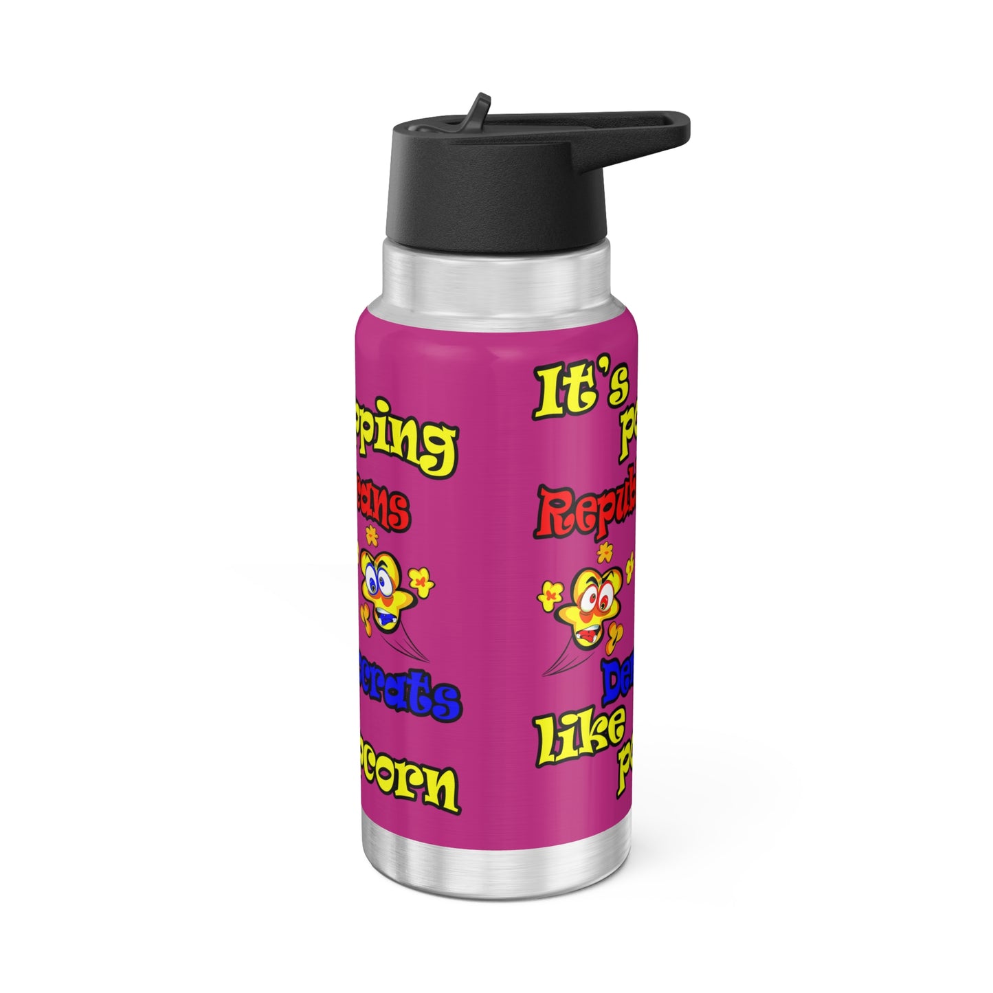 popping like popcorn - Gator Tumbler, 32oz (pink)
