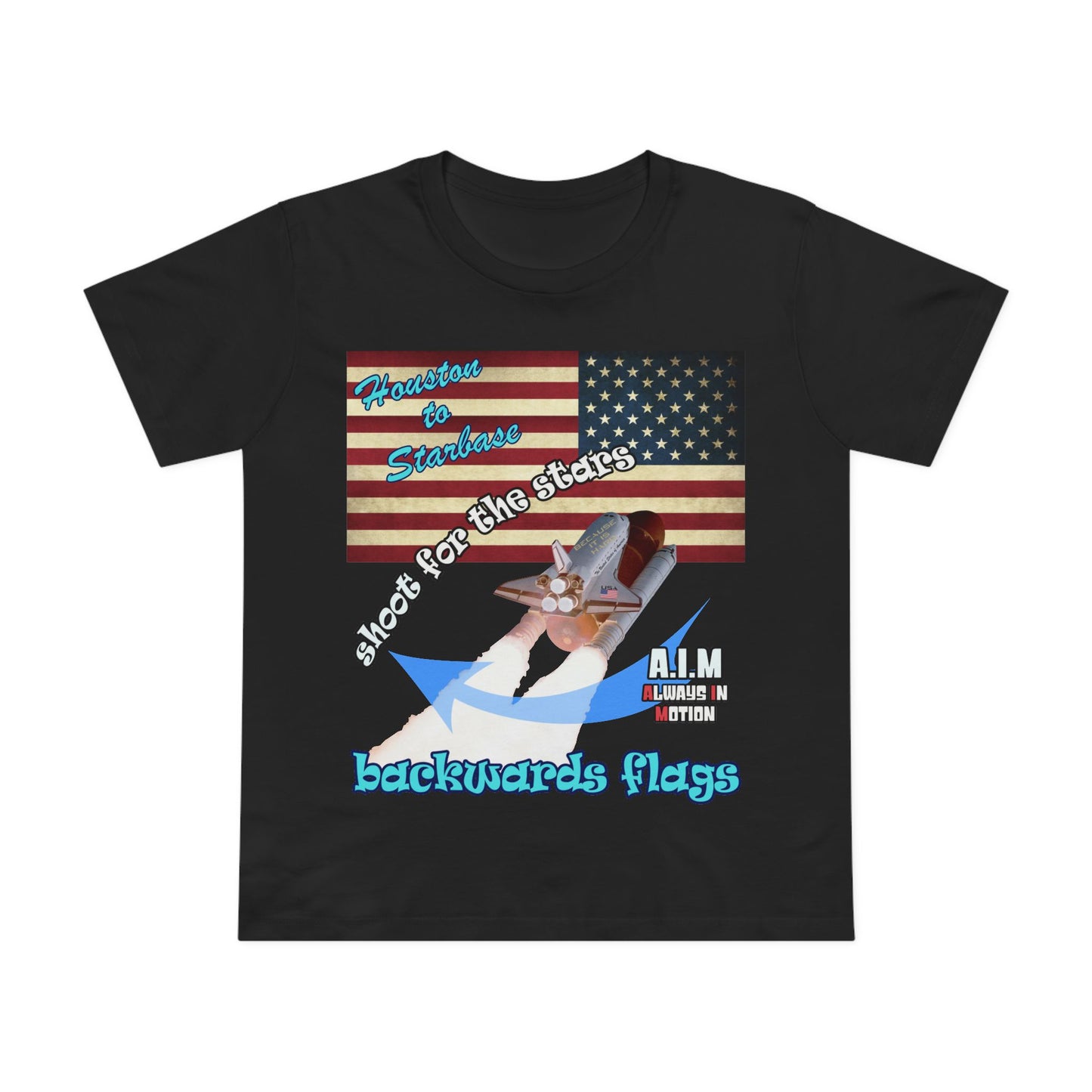 shoot for the stars - Women’s Maple Tee