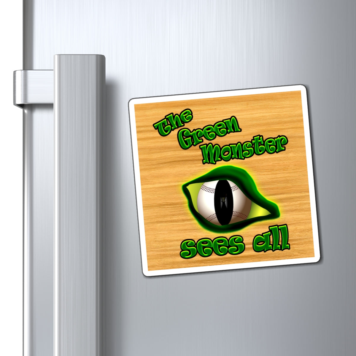 green monster - Magnets - (butterscotch wood finish)