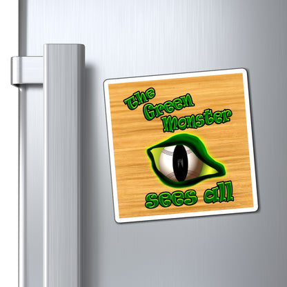 green monster - Magnets - (butterscotch wood finish)
