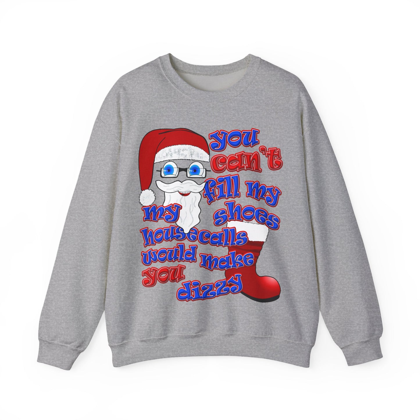 santa's shoes - Unisex Heavy Blend™ Crewneck Sweatshirt