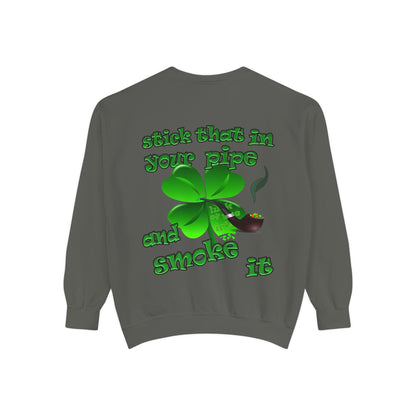 celtics logo - Unisex Garment-Dyed Sweatshirt